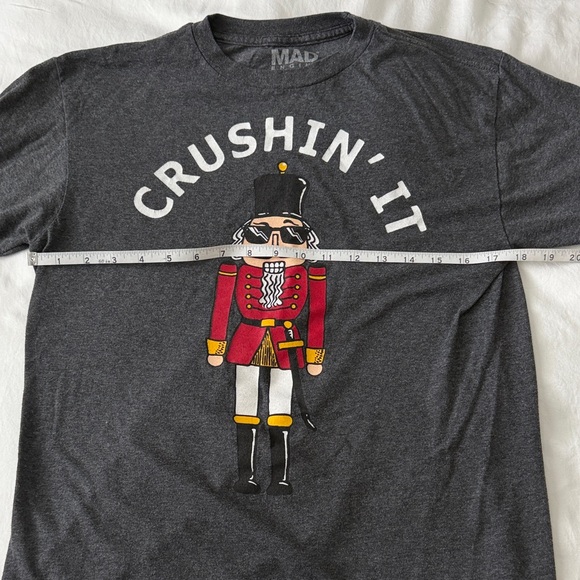 Crushin' It Nutcracker Tee - Dark Gray - Picture 3 of 4